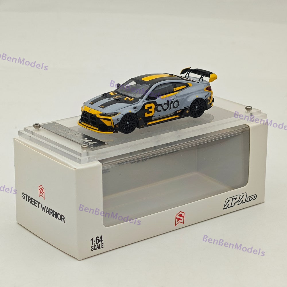 APA SW 1:64 Grey M4 G82 Expo Exclusive Widebody Diecast Metal Car
