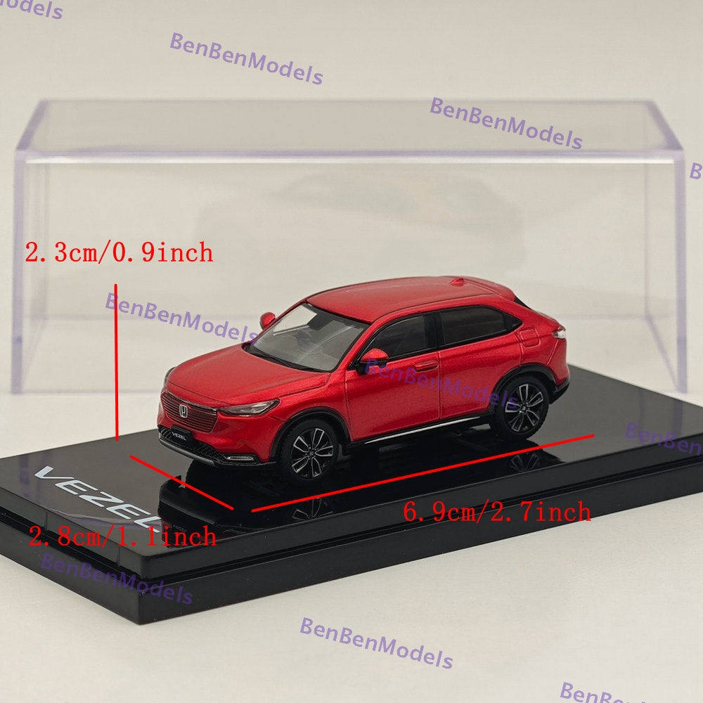 1/64 Hobby Japan VEZEL e: HEV Z Premium Crystal Red Metallic Diecast HJ641071ARM