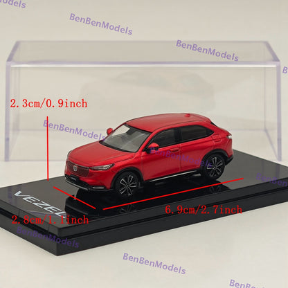 1/64 Hobby Japan VEZEL e: HEV Z Premium Crystal Red Metallic Diecast HJ641071ARM
