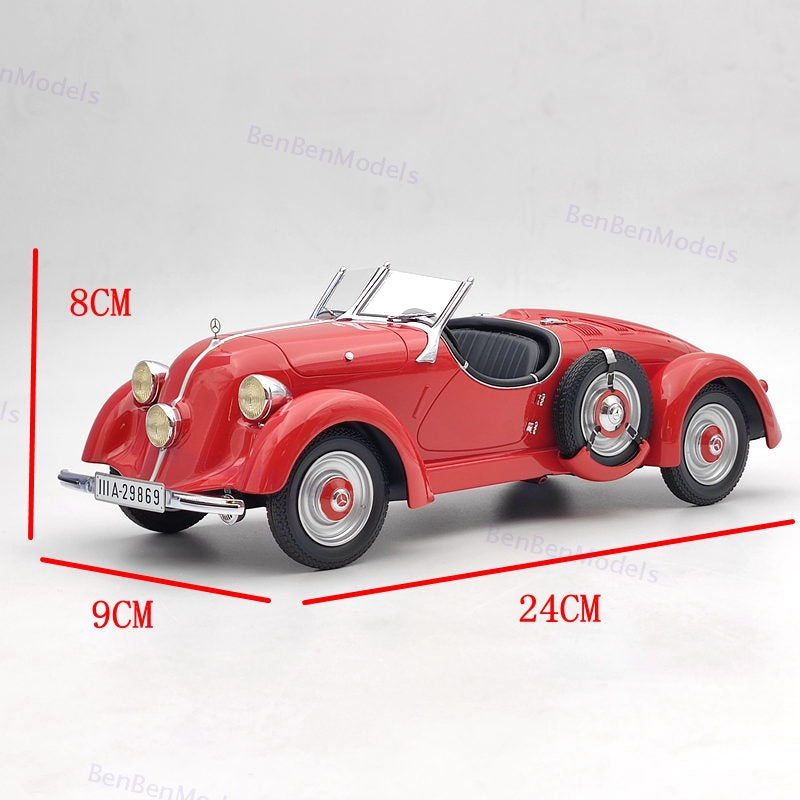 1:18 CMF Mercedes Benz 150 W30 Sport Roadster 1935 Red CMF18120 Resin Models