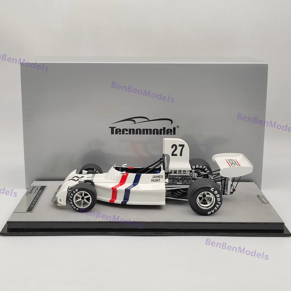 1/18 Tecnomodel March Ford 731 1973 USA GP #27 James Hunt TM18-289D Resin Model