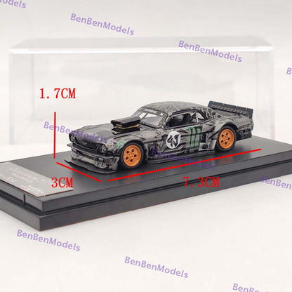 Street Weapon 1:64 Ford Mustang 1965 Ken Block's Hoonicorn #43 Diecast Car Models Limited Gifts In Stock - US