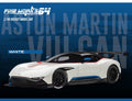 Pre-sale Fine Works64 1:64 Aston Martin Vulcan Diecast Model Car Opening Hood, Metal Base & Rubber Tires Limited Edition 999 Units (Available in Martini Green/Matte Black/Metallic Red/Pearl White)