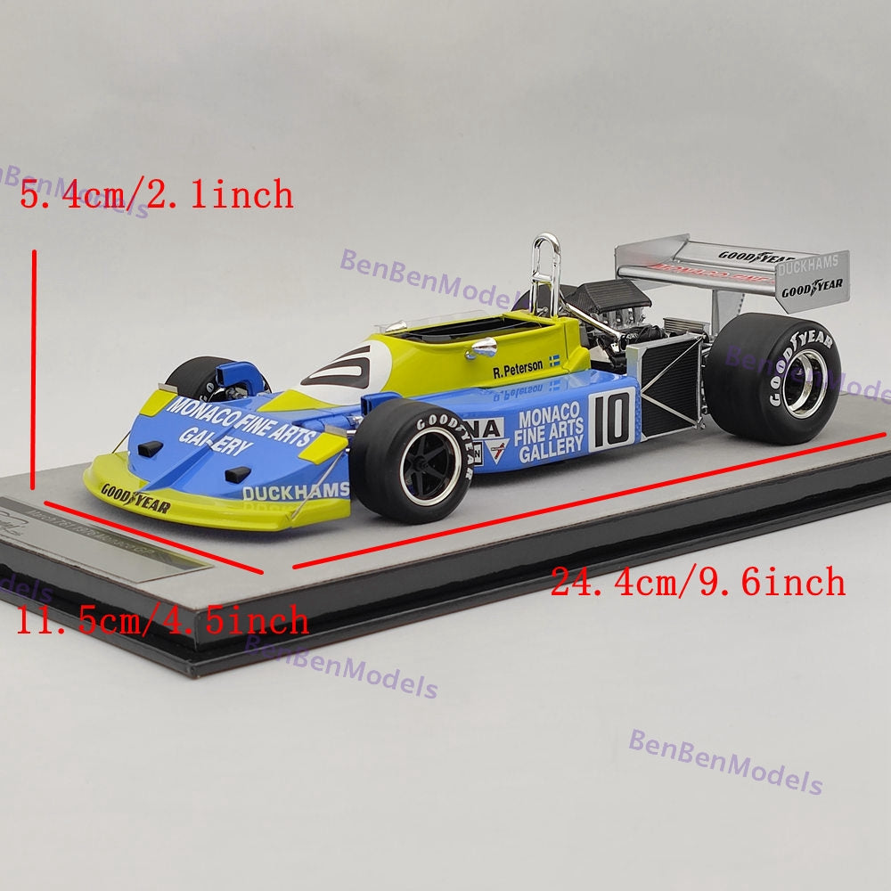 1/18 Tecnomodel Mythos Series March 761 1976 Monaco GP #10 Ronnie Peterson Resin