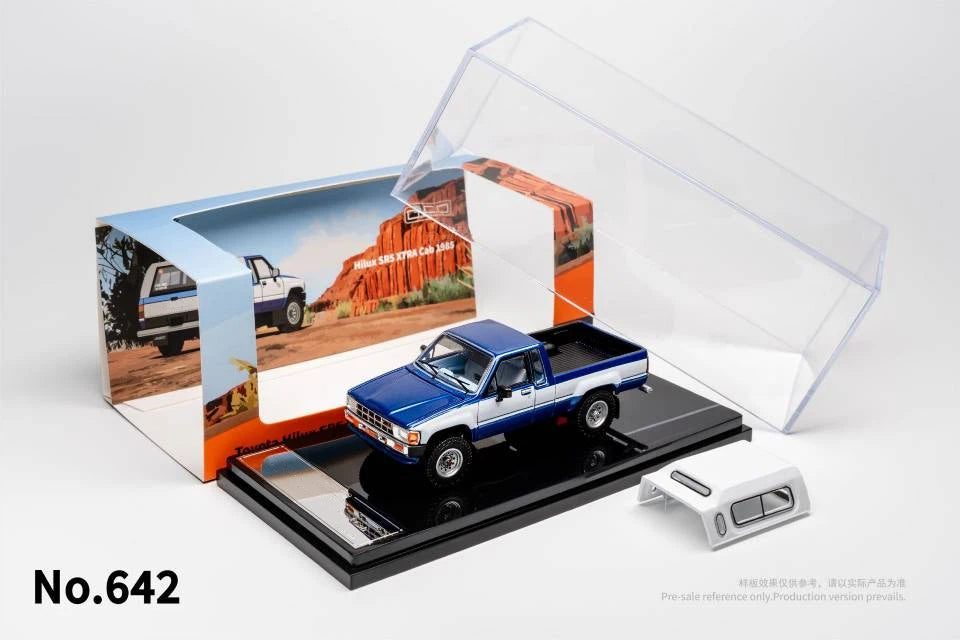 GCD 1/64 Hilux Xtra Cab LHD pickup Removable Rear Cover Alloy Car Model limited