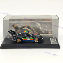 1:64 SW 911 RWB 993 Apple #89 Racing Sports Model Matt Black Diecast Model Car