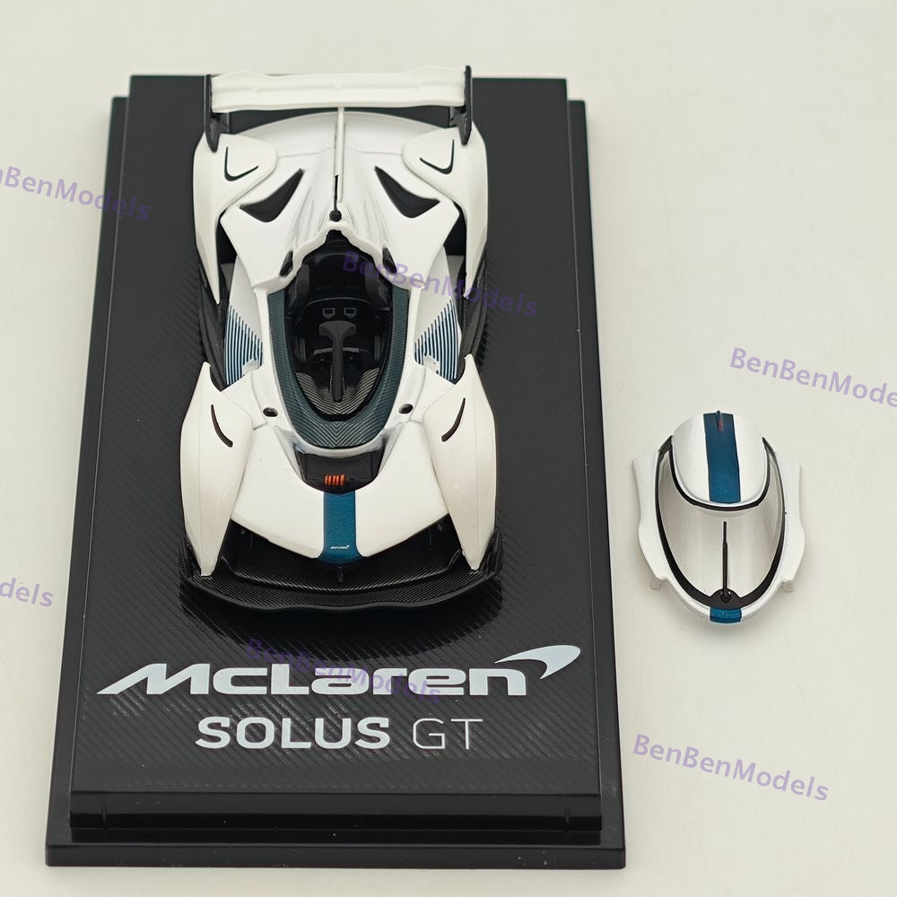 1/64 CM Mclaren Solus GT Racing Sports Diecast Metal Car Ornaments Supercar