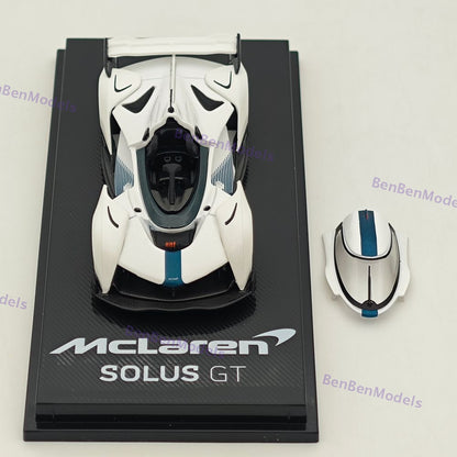 1/64 CM Mclaren Solus GT Racing Sports Diecast Metal Car Ornaments Supercar
