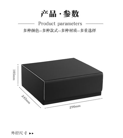 3 Grid PU Leather Magnetic Trading Card Storage Box 1800+ Cards with Separators