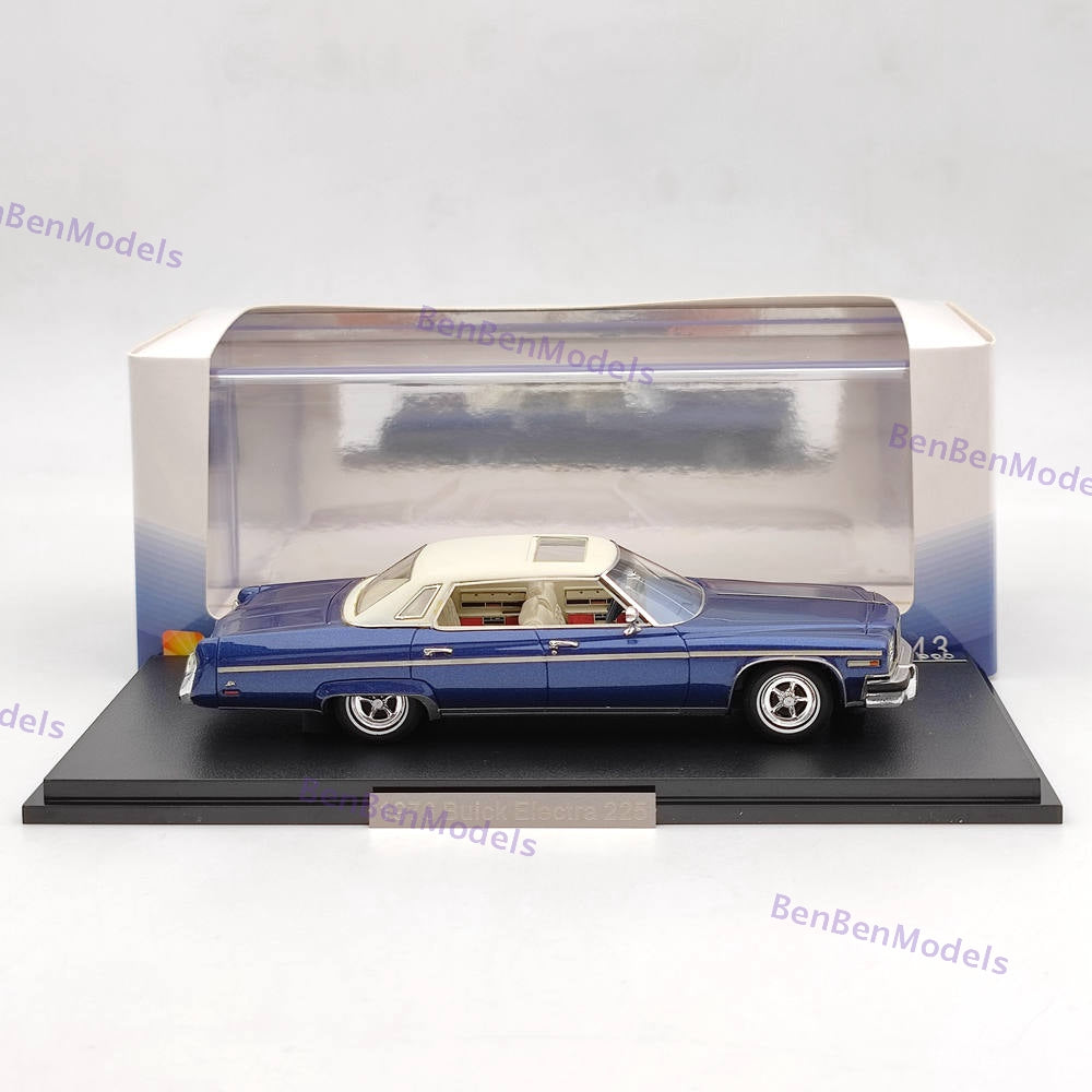 1/43 GLM Models Buick Electra 225 1976 #107202 Blue Resin Car Limited Collection