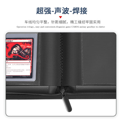 Multi-color PU Leather Card Album 252 Pockets Zippered TCG Storage Bind