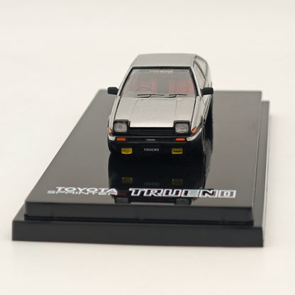 Hobby Japan 1/64 Toyota SPRINTER TRUENO GT APEX (AE86) JDM Style Argent HJ641052ASB Modèle de voiture moulé sous pression 