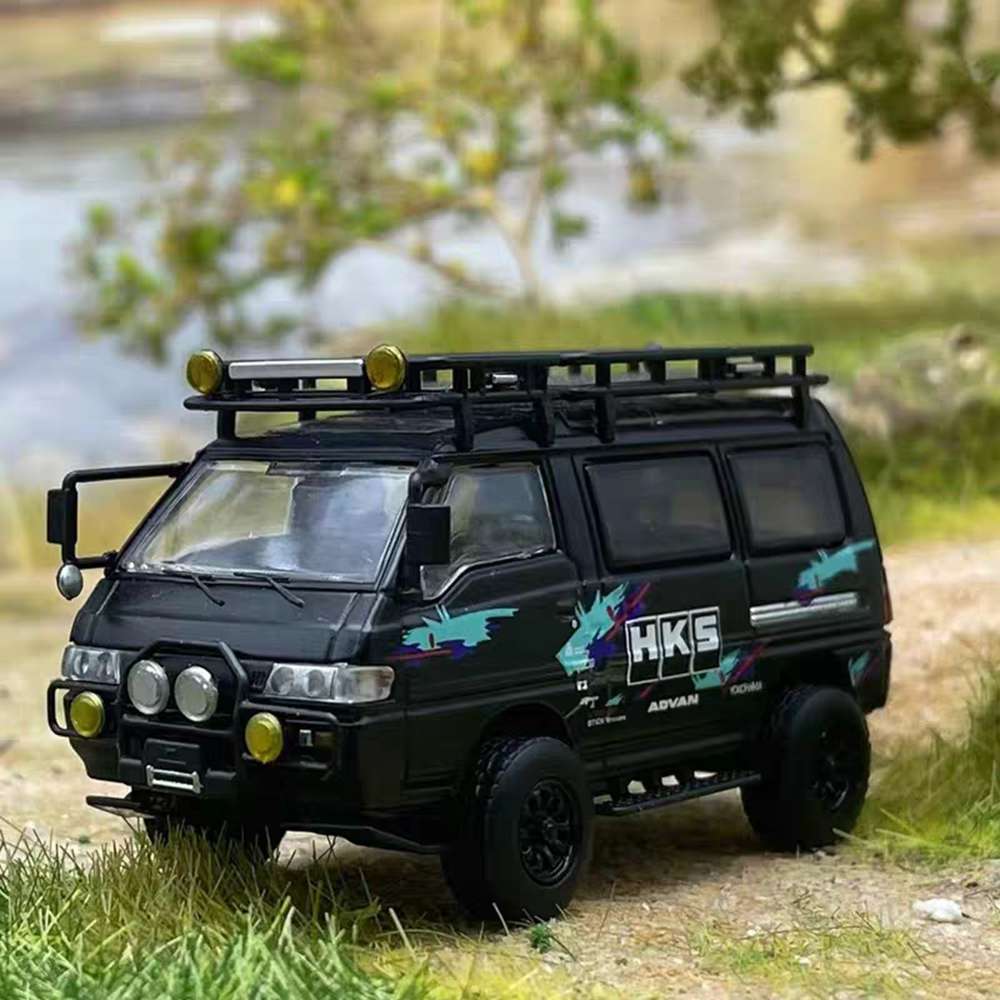 Autobots Models 1:64 for Delica 4X4 Star Wagon Van Diecast Toys Car Miniature Vehicle Hobby Collectible Gifts