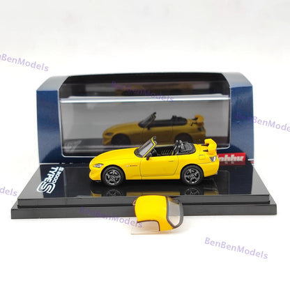 1/64 Hobby Japan S2000 Type S (AP2) New Indy Yellow Diecast Model HJ641020SY