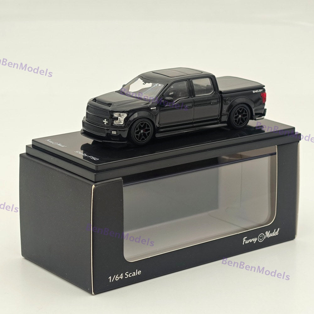 1/64 Funny SHELBY F-150 Shelby Super Snake Pickup Diecast Metal Car Limited