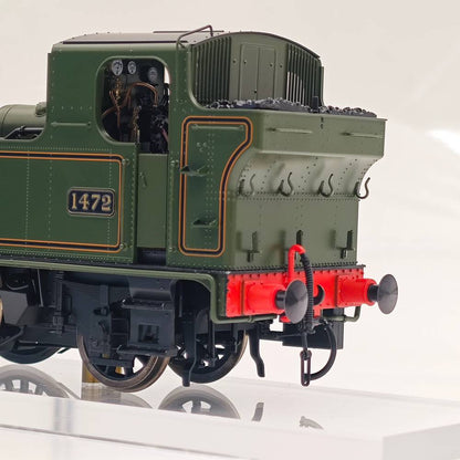 Dapol 7S-006-026 O Gauge 14xx Class 1472 -0-4-2T BR Lined Green Early Emblem DCC