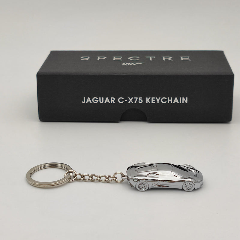 Diecast JAMES BOND SPECTRE 007 JAGUAR C-X75 Keychain Keyring Silver BRAND NEW Toys Gift