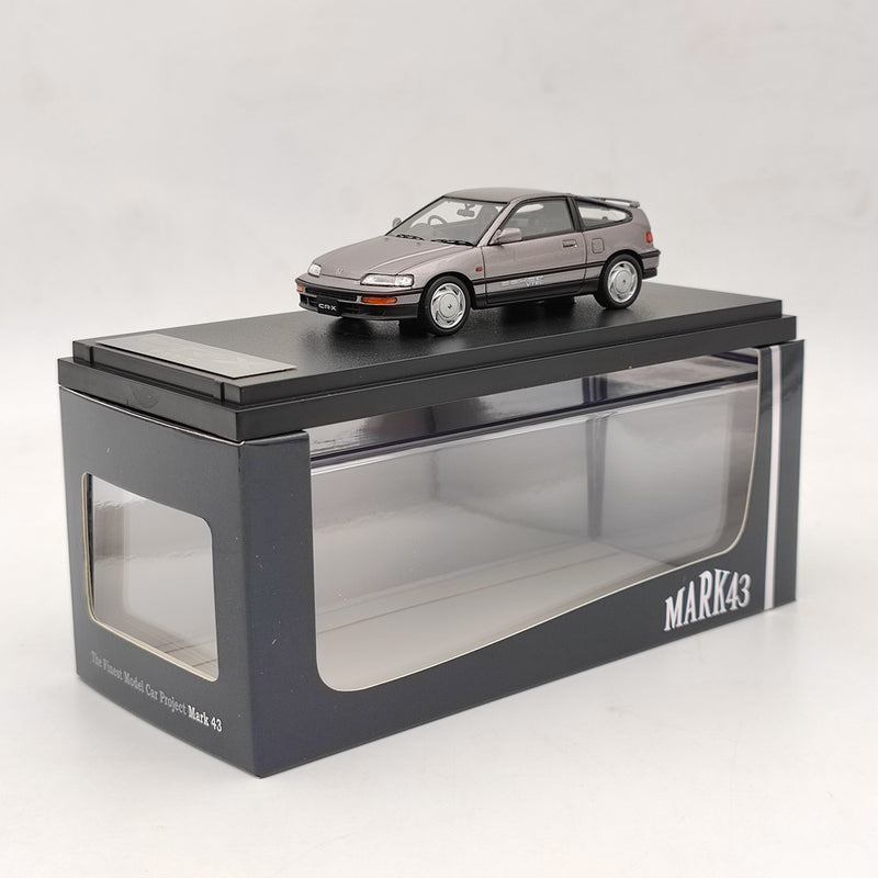 Mark43 1:43 Honda CR-X VTEC SiR EF8 Gray PM4392GM Resin Model Car Limited