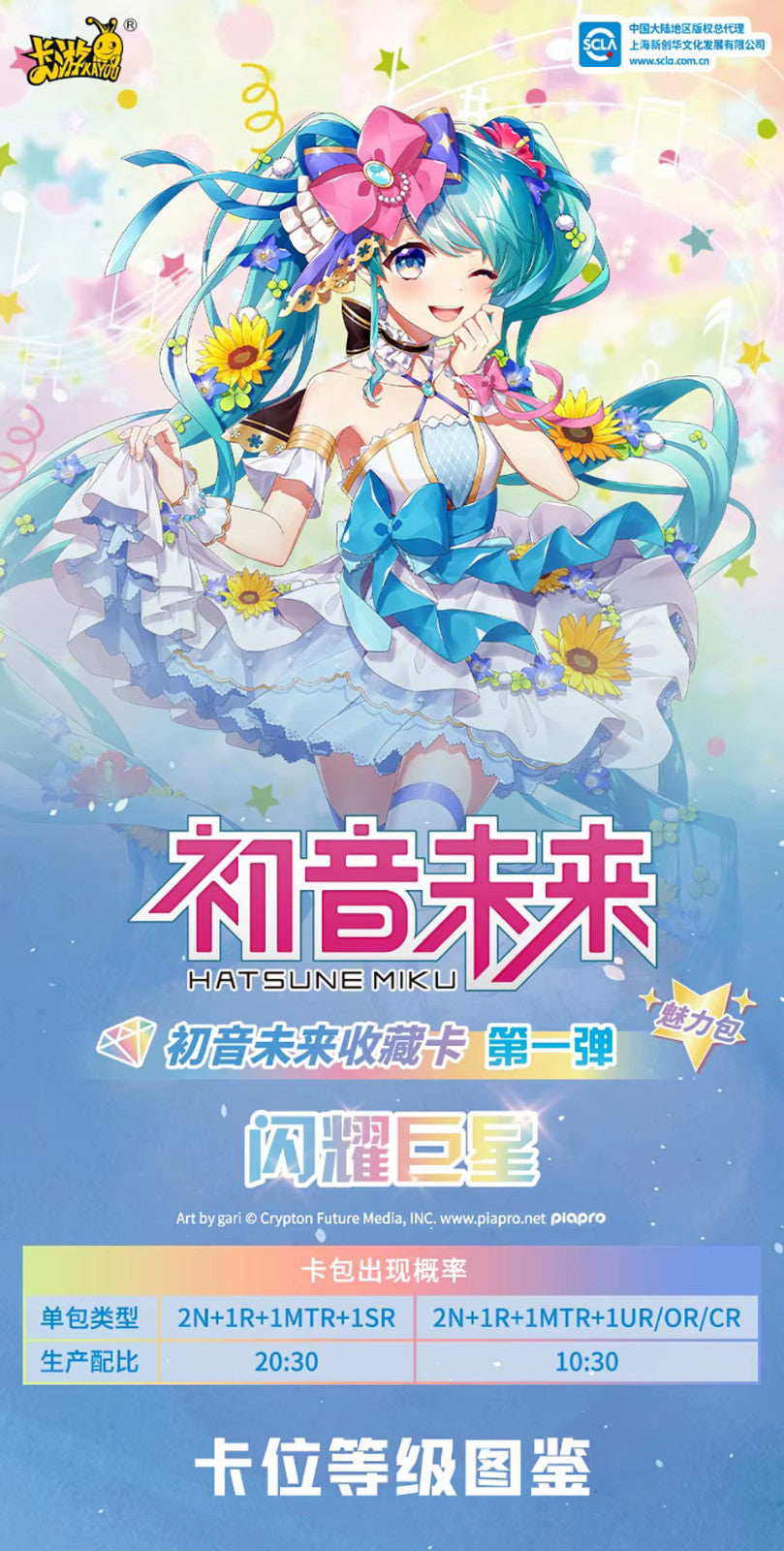 Kayou Hatsune Miku Premium Blue Booster Box - 30 Packs - 150 Cards - Chinese 2024 Kayou Hatsune Miku Premium Blue Booster Box - 30 Packs - 150 Cards - Chinese 2024