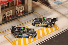 Pre-sale 1:64 SW Matt Black 911 RWB 993 Apple #89 Racing Sports Model Diecast