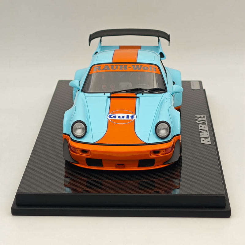 *RARE* TGM Model 1/18 RWB Porsche 911 964 Blue Gulf TGM18003 Resin Limited Edition Collection