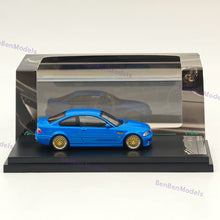 1:64 SH M3 E46 Blue Coupe Racing Sports Model HIGH REV SERIES Diecast Model Car