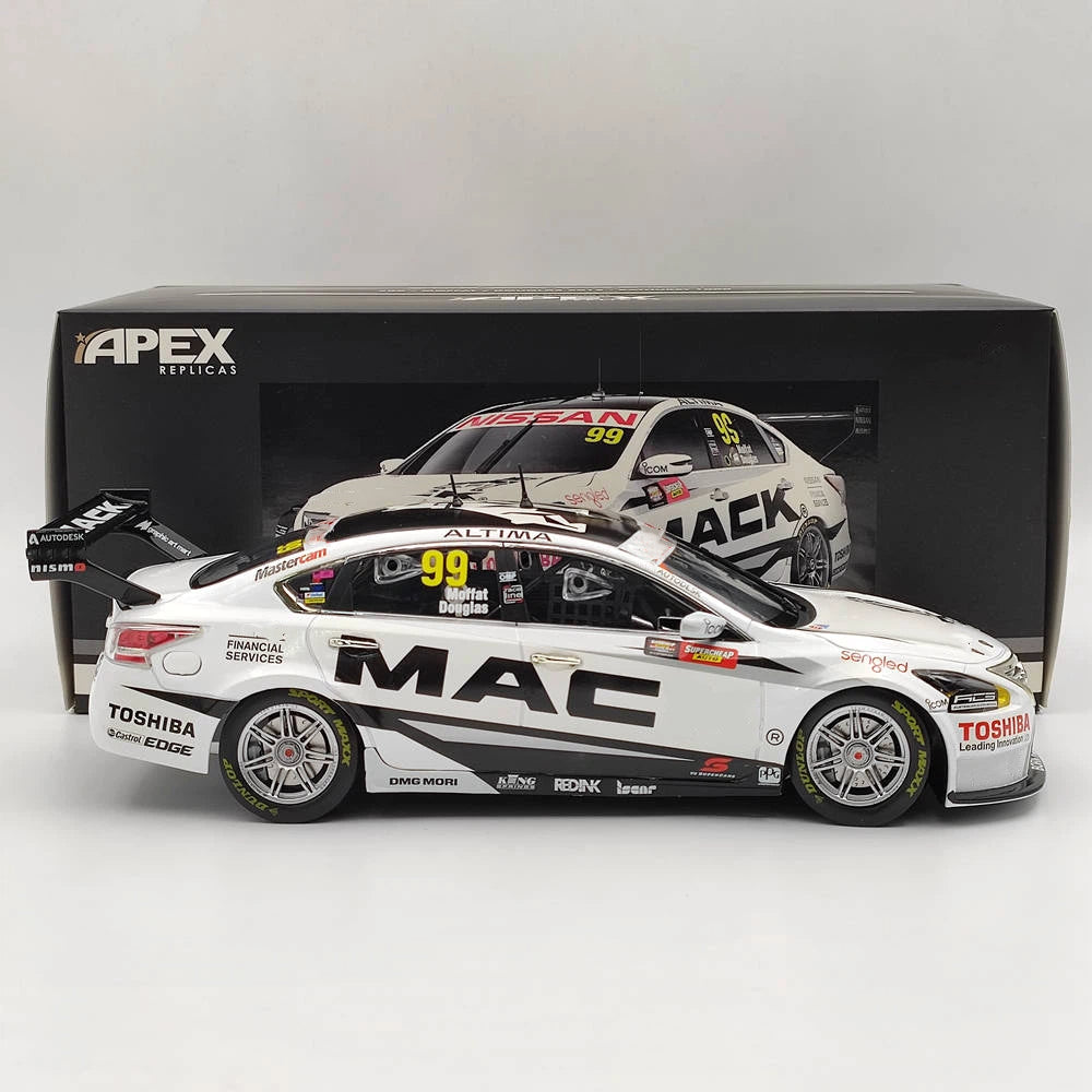 Apex 1/18 #99 - MOFFAT / DOUGLAS 2015 - BATHURST 1000 AD80813 Diecast Models Car Limited Collection