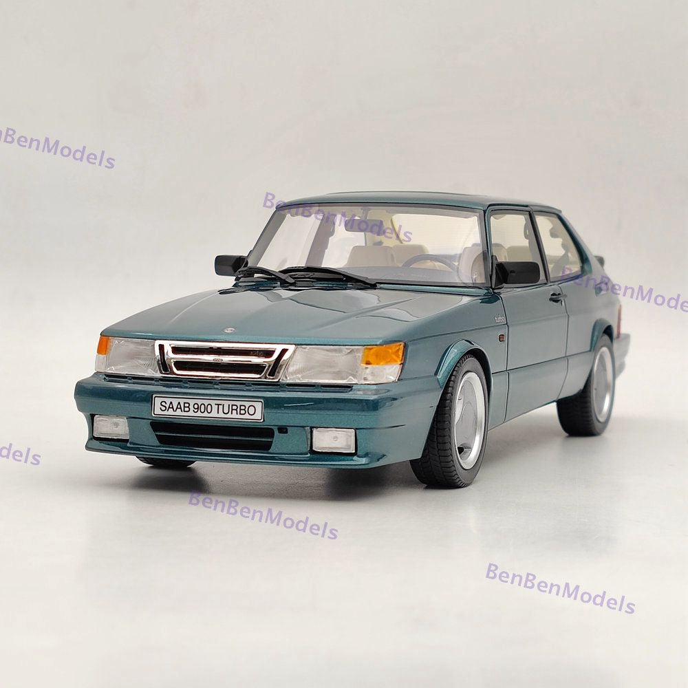 DNA Collectibles 1/18 Saab 900 Turbo T16 Airflow - Verte, Modèle Résine (DNA000095) NEUF