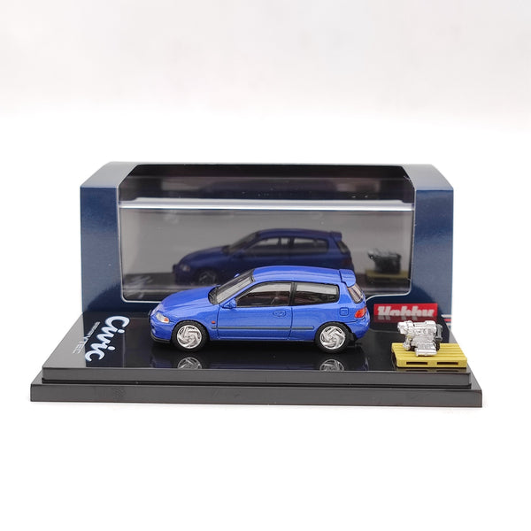 Hobby Japan 1:64 Honda Civic EG6 SiR Ⅱ With Engine Display Model Car HJ641017GBL