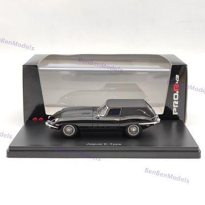 1:43 SCHUCO JAGUAR E-TYPE "HAROLD & AMP MAUDE" FUNERAL CAR - Resin Black Used