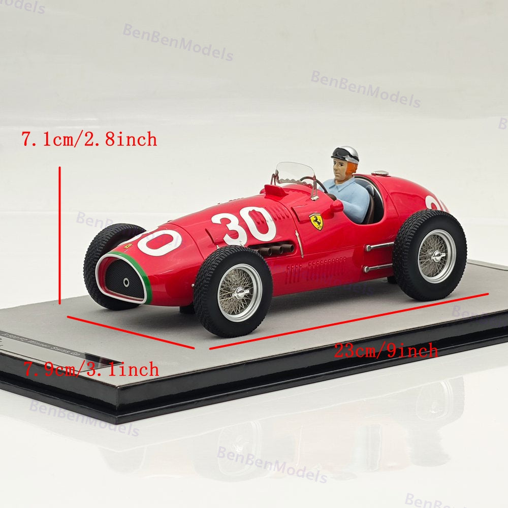 Tecno 1/18 Ferrari 500 F2 Winner Gp Swiss P.Taruffi 1952 #30 TMD18-66C Ltd 55 Pc