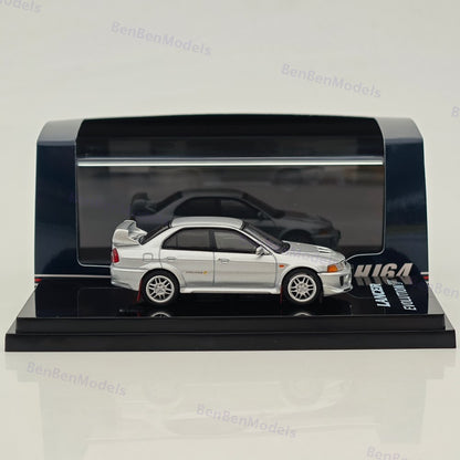 Hobby Japan 1/64 Mitsubishi Lancer GSR Evolution V (CP9A)1998 Silver HJ642032AS