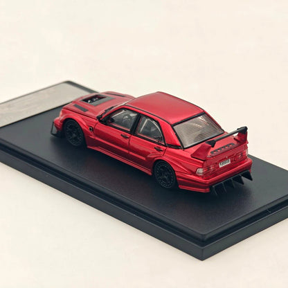 Rhino Model RM 1:64 W201 190E Modified Open Hood Diecast Model Car Limited Collection