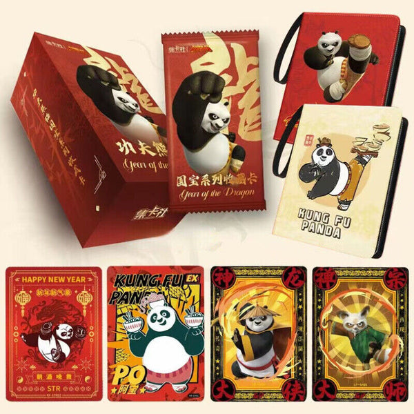 Card Fun Kung Fu Panda Card Authentic Paper Cards Collection Film Box 10Pack New