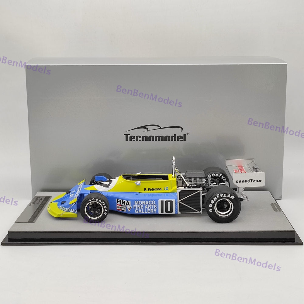 1/18 Tecnomodel Mythos Series March 761 1976 Monaco GP #10 Ronnie Peterson Resin