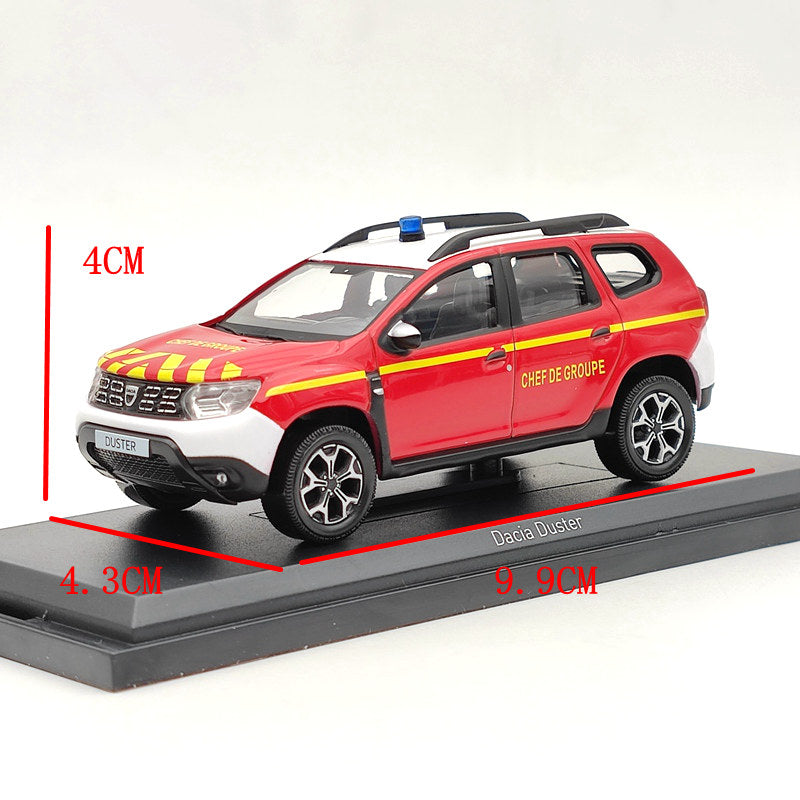 Norev 1/43 Dacia Duster 2018 POMPIERS Chef de Groupe Fire Brigade Diecast Models