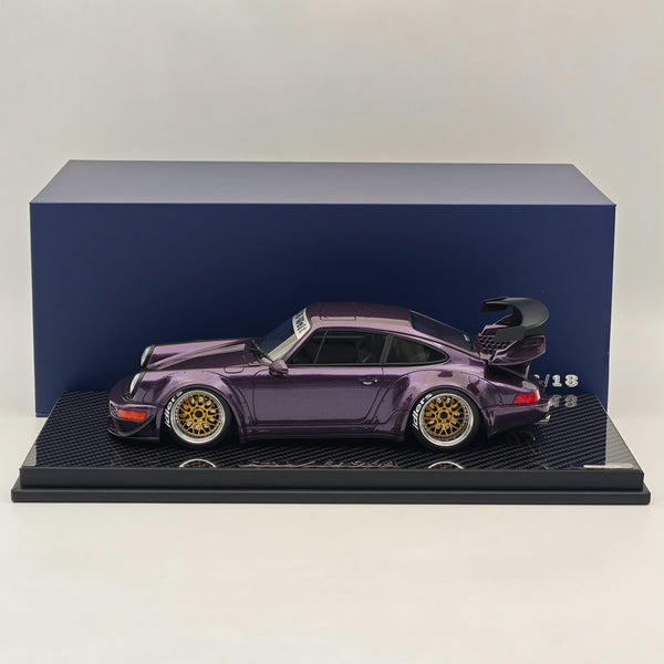 *RARE* TGM Model 1/18 RWB Porsche 911 964 Purple TGM18001 Resin Limited Edition Collection