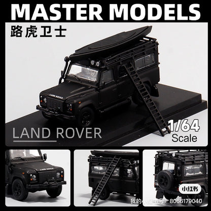 Voiture miniature moulée sous pression Master 1:64 Land Rover Defender 110 - Jouets pour loisirs - Cadeaux de collection avec accessoires 