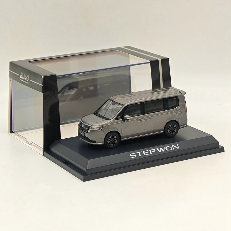 Hobby Japan 1/43 Honda STEP WGN e:HEV SPADA Super Platinum Gray (M） HJ432004GM