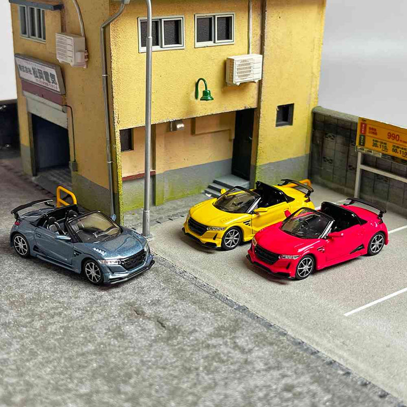 Master 1:64 Honda S660 Mugen Convertible Diecast Toys Car Models Collection Gifts Limited Edition