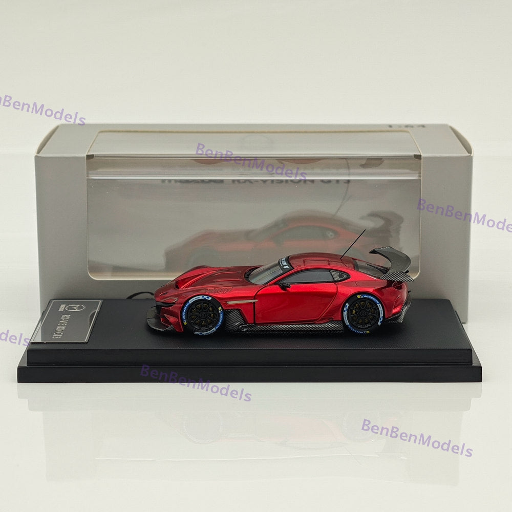 Glory Model 1:64 Mazda RX Vision GT3 Coupe Racing Sports Model Red
