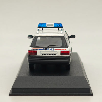 1/43 Norev Renault R21 Nevada Sw Station Wagon Douanes 1993 modèle moulé sous pression blanc