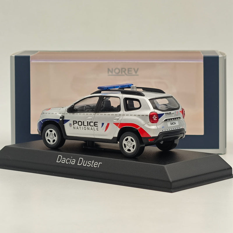 1/43 Norev Dacia Duster Police Nationale 2021 Silver Diecast Model Cars Limited