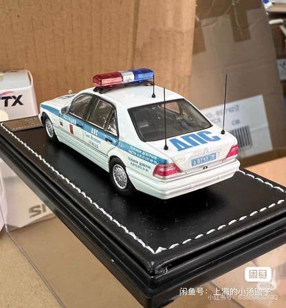 WTX 2026 APAxpo Foshan 1/64 W140 S600 Russian Police Livery Diecast Toys Car Model Gifts
