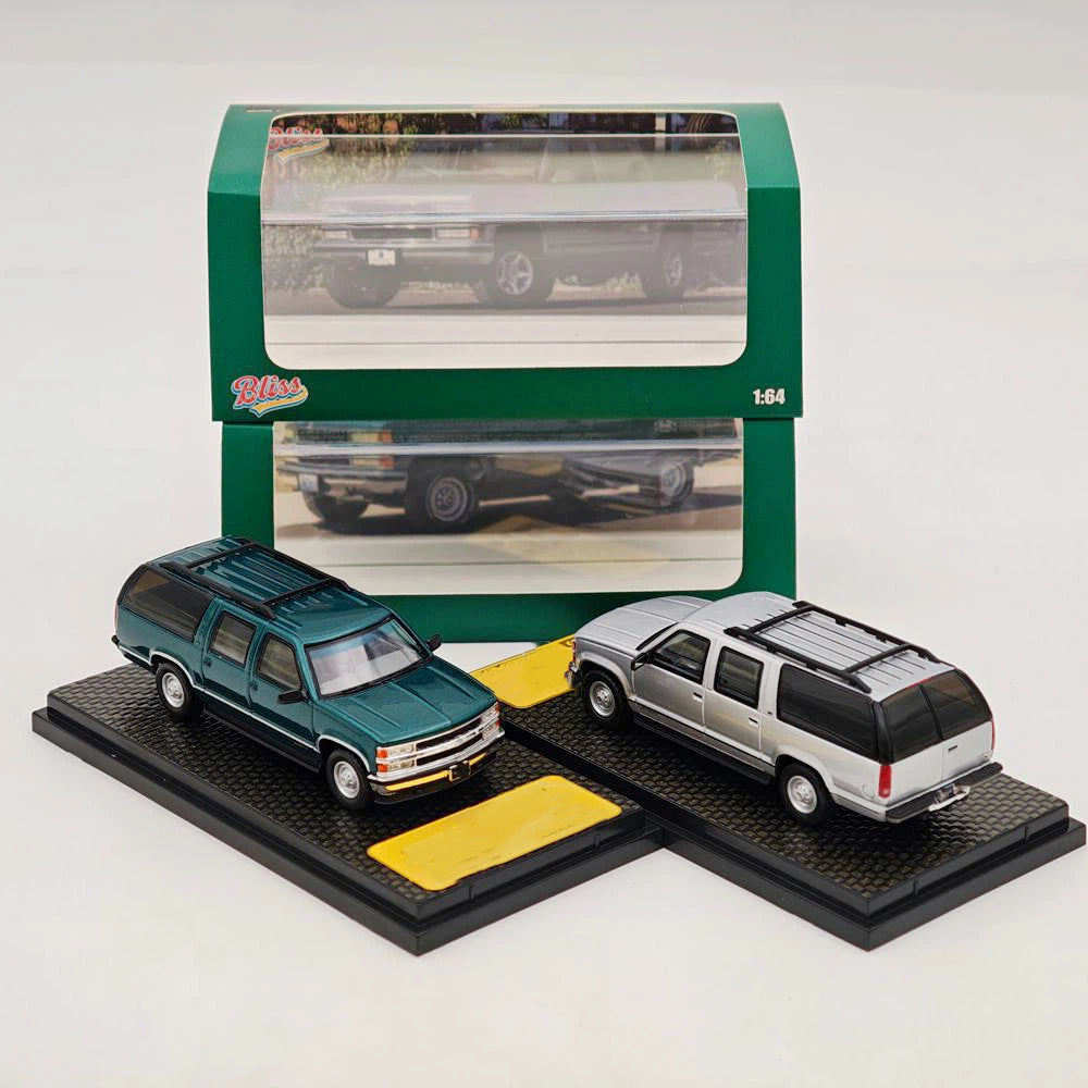 Bliss 1:64 Suburban GMT400 Full-size SUV Sports Model TMCS Malaysia 2026 Ltd 499 Diecast Model Car