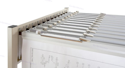 Heavy Duty Mobile Blueprint Storage Rack MRWH - 12 Pivot Brackets, Locking Casters, Adjustable --US in stocks