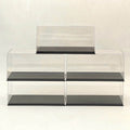 15.3cm 6'' Acrylic Boxes Display Case Stand Box Storing Transparent DustProof for 1:72,1:43 Scale Toys Car Models