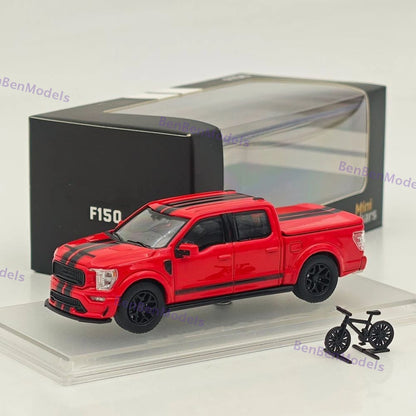 Fine Works64 1/64 F-150 Shelby Pickup Truck Red With Accessories Diecast Model