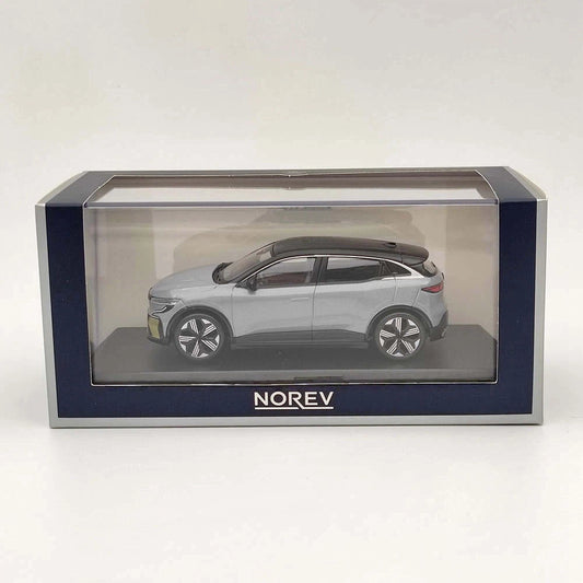 Norev 1/43 Megane E-Tech 100% Electric Gray Diecast Model Car Limited Collection