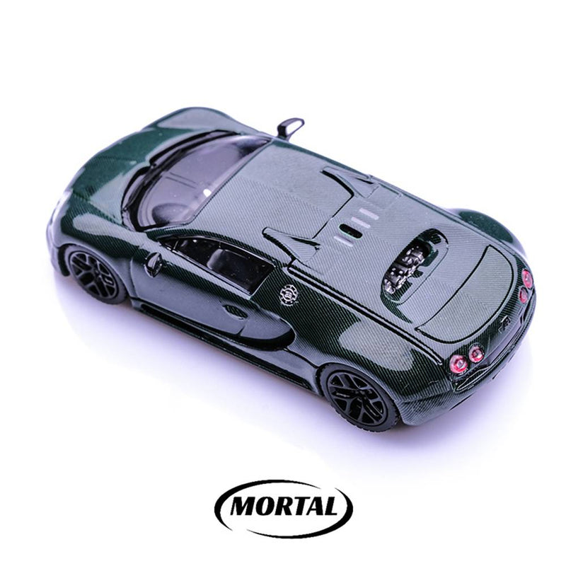 Pre-sale Mortal 1:64 Bugatti Veyron Super Sport Diecast Toys Car Models Collection Gifts Detachable Back Cover